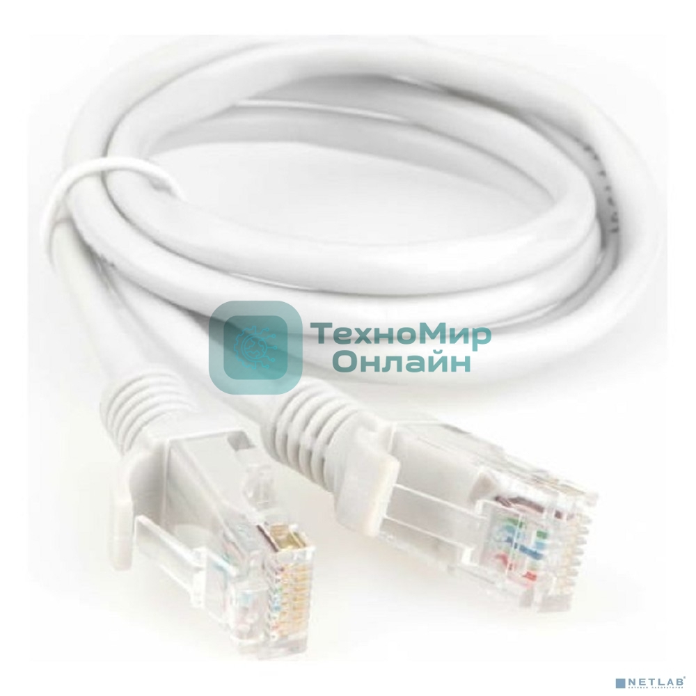 Патч-корд CCA light UTP Гарнизон PC-UTP-5e-1 cat.5e, 1м, литой, многожильный серый