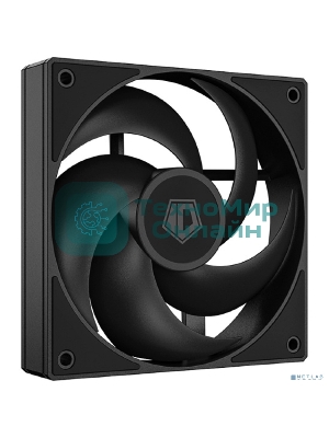 Вентилятор для корпуса ID-Cooling AS-120-K черный, 120 мм, 2000 об/мин, 27.2 дБ, 4 pin
