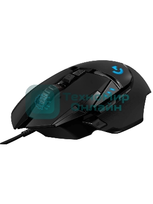 Мышь проводная Logitech G502 HERO черный, 25600 dpi, USB, кнопки - 11