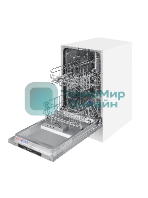 Встраиваемая посудомоечная машина Maunfeld MLP4249G02, серебристый, 44.8 см, 9 компл., 49 дБ, класс A++