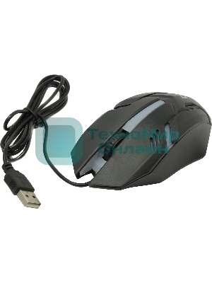 Мышь проводная Defender Cyber MB-560L черный, 1200 dpi, USB, кнопки - 3