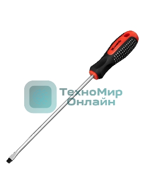 Отвертка Matrix Fusion, SL6,0 х 200 мм, CrV, 3-х компонентная рукоятка 