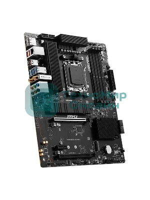 Материнская плата MSI PRO B650-S WIFI, AM5, AMD B650, 4xDDR5, 4xSATA, 2xM.2, 1xPCI-E 4.0 x16, 1xPCI-E 4.0 x4, 1xHDMI, 1xDP, 1x2.5Gb LAN, 3xUSB 3.2 Gen 1, 3xUSB 3.2 Gen 2, 6x3.5 мм, 7.1, Standard-ATX