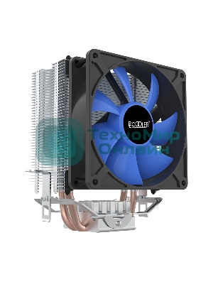 Кулер PCCooler S93 V2 S775/115X/AM2/AM3/AM4/FM1/FM2 (40 шт/кор, TDP 102W, вент-р 90мм, 2 тепловые трубки 6мм, 2200RPM, 22dBa)