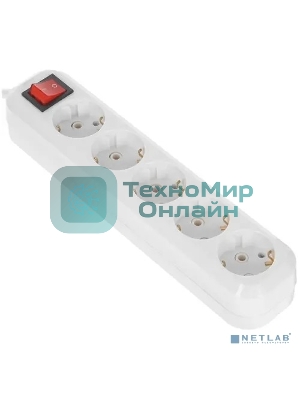 Сетевой фильтр 5bites SP5W-330 5S, 3x1.5мм2, 16A, ABS, 3M, белый