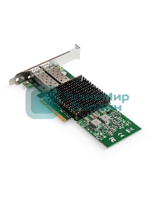 Сетевой адаптер ExeGate EXE-MCX3-2SFP+ (PCI-E x8 v.3, порты 2x SFP+, Dual 10Gb/s, Server NIC Chipset Mellanox ConnectX-3)