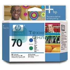 Печатающая головка HP C9408A cyan/green DJ Z2100/Z3100 PS Pro B9100