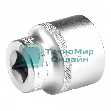 Головка торцевая Stels 30 мм, 12-гранная, CrV, под квадрат 1/2