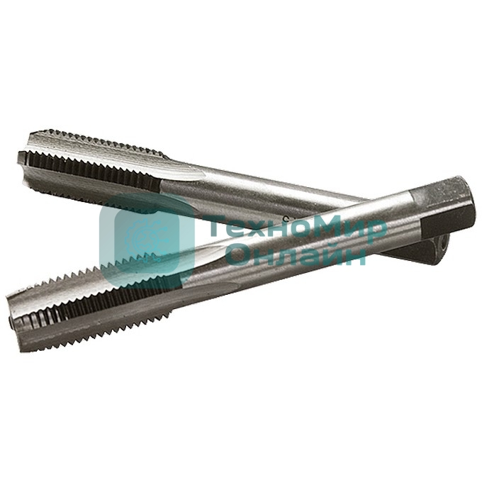 Метчик ручной Сибртех М20x2,5 мм,комплект из 2 шт.