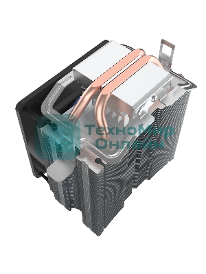 Кулер PCCooler S93 V2 S775/115X/AM2/AM3/AM4/FM1/FM2 (40 шт/кор, TDP 102W, вент-р 90мм, 2 тепловые трубки 6мм, 2200RPM, 22dBa)