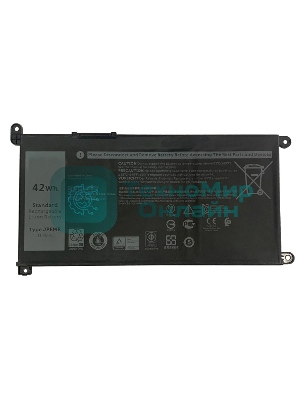 Аккумуляторная батарея для ноутбука Dell Chromebook 3100 (JPFMR) 11.4V 42Wh