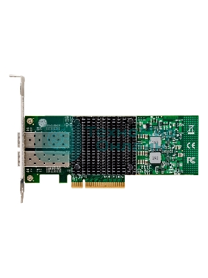 Сетевой адаптер ExeGate EXE-MCX3-2SFP+ (PCI-E x8 v.3, порты 2x SFP+, Dual 10Gb/s, Server NIC Chipset Mellanox ConnectX-3)
