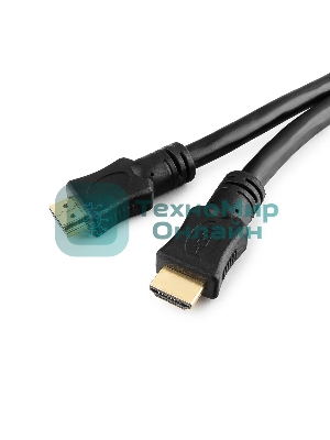 Кабель Cablexpert HDMI CC-HDMI4-20M, 19M/19M, v2.0, медь, позол.разъемы, экран, 20м, черный, пакет