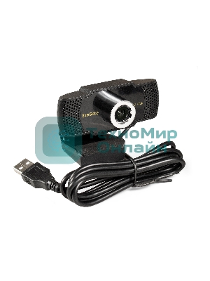 Веб-камера ExeGate BusinessPro C922 HD 1280x720, 30 кадр/с, USB Type-A, микрофон (шумоподавление), универсальное крепление