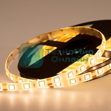 Лента светодиодная силикон, 10 мм, IP65, SMD 5050, 60 LED/m, 12 V, цвет свечения теплый белый
