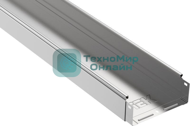 Лоток листовой неперфорированный 200х80 L3000 сталь 0.8мм IEK CLN10-080-200-3