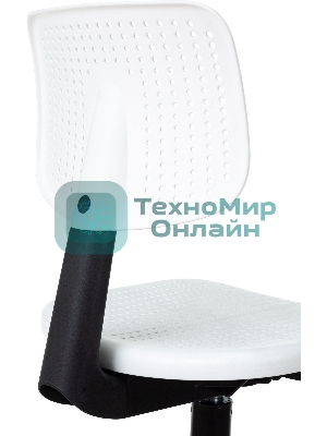 Кресло детское Бюрократ CH 200 белый пластик крестов. пластик