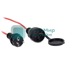 Удлинитель силовой Starwind ST-PS1.20/R-16 3x1.0 кв.мм 1 розет. 20 м ПВС 16A без катушки красный