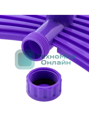 Разбрызгиватель пластиковый Palisad, вращ. с 3 лоп., штуц D 3/4