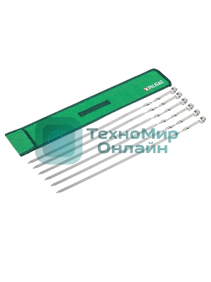 Шампуры с чехлом Camping Palisad 60 см (6шт.)