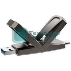 Флешка USB Netac US5 1Tb USB 3.2+TypeC Solid State Flash, up to 550MB/500Mb/s