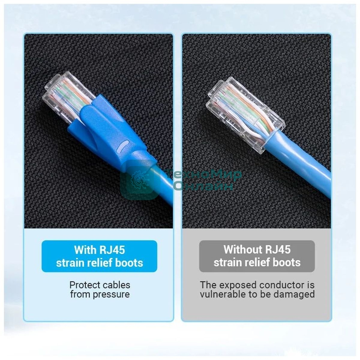 Колпачки изолирующие Vention IODO0-50 для разъемов RJ-45 (50 шт.) оранжевый