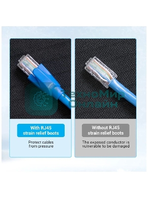 Колпачки изолирующие Vention IODO0-50 для разъемов RJ-45 (50 шт.) оранжевый