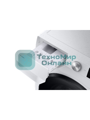 Стирально-сушильная машина Samsung WD11DG6B85BELP белый, загрузка фронтальная 11 кг, 1400 об/мин, класс: A