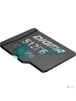 Флеш карта microSDXC 512Gb Class10 Digma CARD30 + adapter