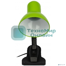 Настольный светильник ЭРА Б0058670 N-212-Е27-40W-GR на прищепке зеленый