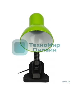 Настольный светильник ЭРА Б0058670 N-212-Е27-40W-GR на прищепке зеленый