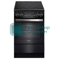 Плита электрическая Gefest ЭП Н Д 5560-03 0057 черный, конфорок 4 электрических, духовка 55 л, 50 см x 85 см x 58.5 см