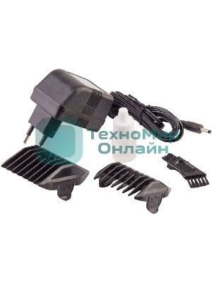 Набор для стрижки Galaxy Line GL 4157, красный с белым, лезвие шириной 40 мм, 45 мин непрер. работы, 2 насадки-расчески, лезвия из высококачественной японской нержавеющей стали, индикатор работы и заряда, эргономичный дизайн