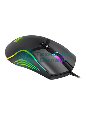 Мышь проводная Acer OMW144 черный, 3200 dpi, USB, кнопки - 7