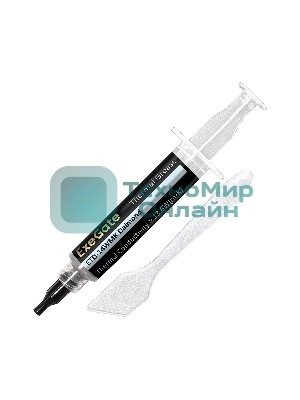 Термопаста ExeGate ETD-14WMK Daimond (13,6 Вт/(м•К), 6г, шприц с лопаткой)