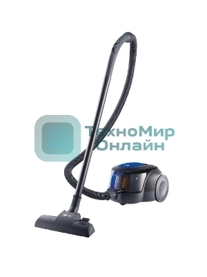 Пылесос LG VK69662N синий, 350/1600 Вт, уборка сухая, пылесборник контейнер 1.2 л