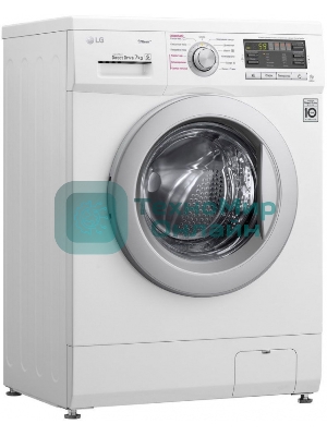 Стиральная машина LG F1296HDS1 белый, загрузка фронтальная 7 кг, 1200 об/мин., класс: А