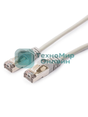 Патч-корд FTP Cablexpert cat.5e, 0.5м, литой, многожильный серый