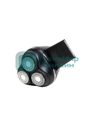 Электробритва Centek CT-2166 (хром/черный) ротор, АККУМУЛЯТОР + РАБОТА ОТ СЕТИ,триммер