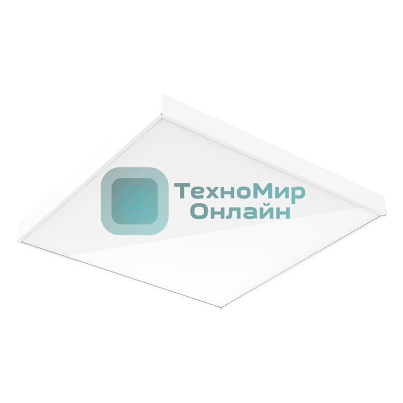 Светильник светодиодный Gauss MIR 595х595х50 35Вт 3000лм 4000К IP40 офисный встраив. накладной с опаловым рассеив. (аналог ЛВО)