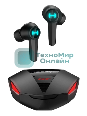 Игровая гарнитура TWS Edifier GT4 черный, внутриканальные, Bluetooth, до 7 ч