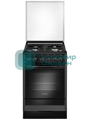 Плита газовая Gefest ПГ 5300-02 0046 черный, конфорок 4 шт, духовка 52 л, 50 см x 85 см x 58.5 см