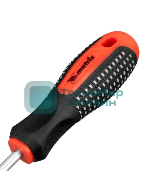 Отвертка Matrix Fusion, SL6,0 х 200 мм, CrV, 3-х компонентная рукоятка 