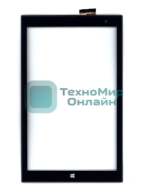 Сенсорное стекло (тачскрин) для Irbis TW42. черное с рамкой