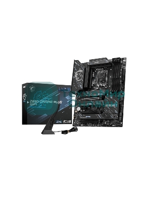 Материнская плата MSI Z890 GAMING PLUS WIFI, LGA 1851, Intel Z890, 4xDDR5, 4xSATA, 4xM.2, 1xPCIe 5.0 x16, 2xPCIe 4.0 x4, 1xPCIe x1, 1xHDMI, 1xDP, 1xUSB-C Thunderbolt 4, 1xUSB-C 3.2 Gen 2, 1x 5Gb LAN, 1xUSB-A 3.2 Gen 2, 2xUSB-A 3.2 Gen 1, 4xUSB-A 2.0, 3x3.5 мм, 7.1, ATX