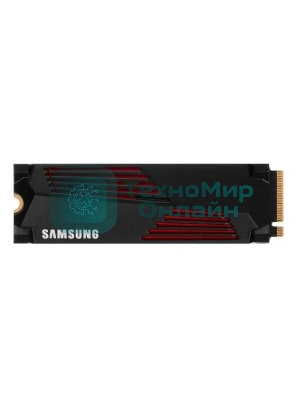Накопитель SSD Samsung 990 PRO, 2000Gb, PCIe 4.0 x4, M.2 2280, NVMe, R/W 7450/6900, с радиатором