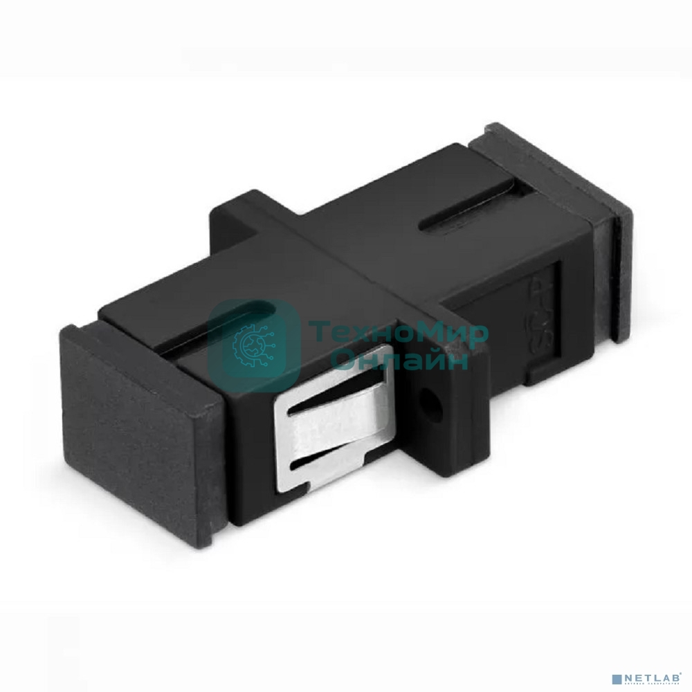 Проходной соединитель Cabeus SC-SC-SM-BK SC-SC, SM(для одномодового кабеля), simplex черный