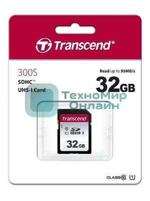 Флеш карта SD 32Gb Transcend SDHC UHS-I U1
