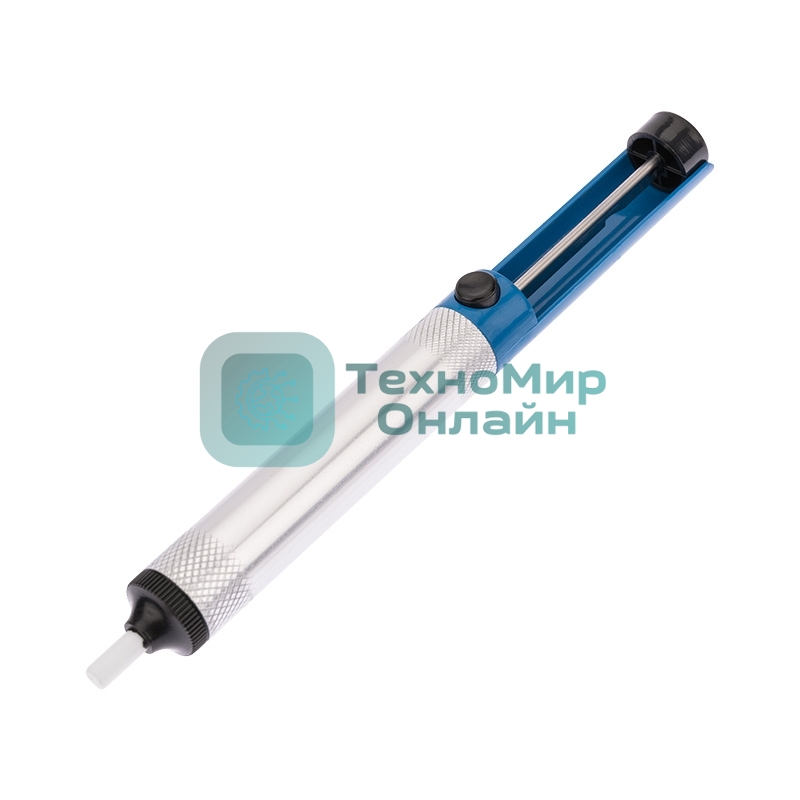 Вакуумный экстрактор припоя Rexant (оловоотсос), металл/пластик