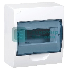 Корпус модульный пластиковый навесной ЩРН-П-8 IEK MKP12-N-08-40-20, 8 модулей, IP41